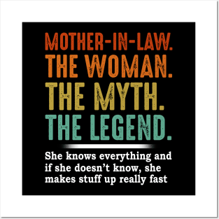 Mother In Law The Woman The Myth The Legend Posters and Art